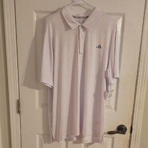 NWT-Adidas Men's Soft Lavender Polo Shirt
